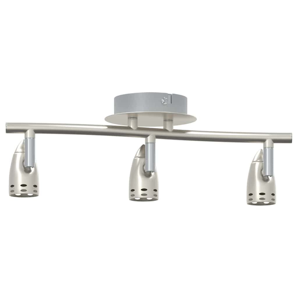 Plafondspot met schijnwerpers Nikkel 36,5 x 10 x 12,5 cm Metaal