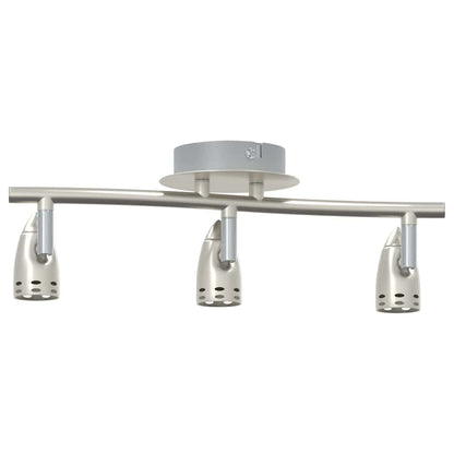 Plafondspot met schijnwerpers Nikkel 36,5 x 10 x 12,5 cm Metaal