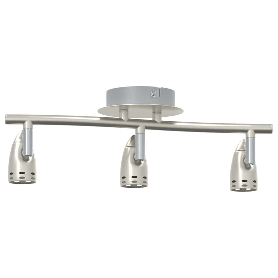 Plafondspot met schijnwerpers Nikkel 36,5 x 10 x 12,5 cm Metaal