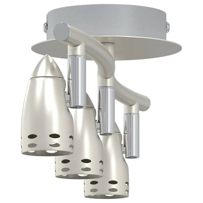 Plafondspot met schijnwerpers Nikkel 36,5 x 10 x 12,5 cm Metaal