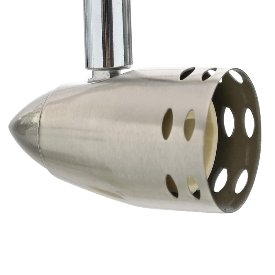 Plafondspot met schijnwerpers Nikkel 27 x 10 x 12 cm Metaal