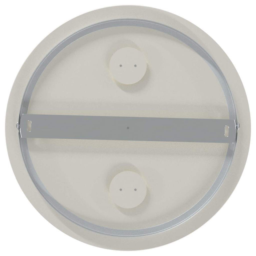 Plafondspot Nikkel 29 x 29 x 11 cm Staal en Glas