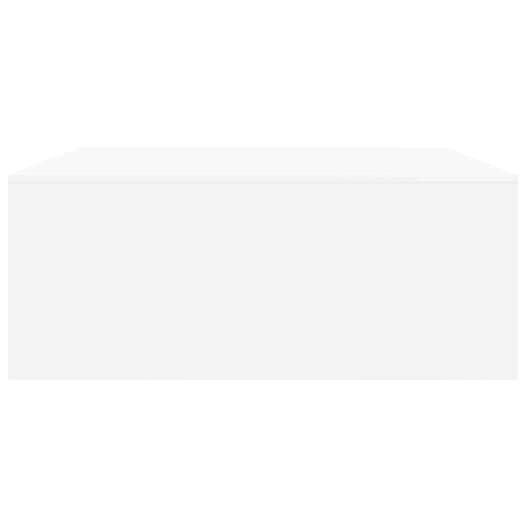 Salontafel met lades 100x100x40 cm wit