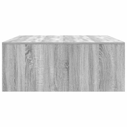 Salontafel met lades 100x100x40 cm grijs sonoma