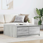Salontafel 100x100x40 cm grijs sonoma