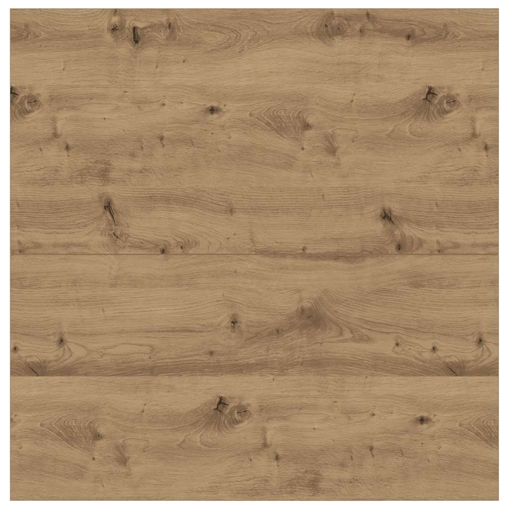 Salontafel met lades 100x100x40 cm ambachtelijk eikenkleurig