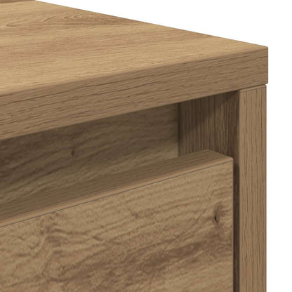 Salontafel met lades 100x100x40 cm ambachtelijk eikenkleurig