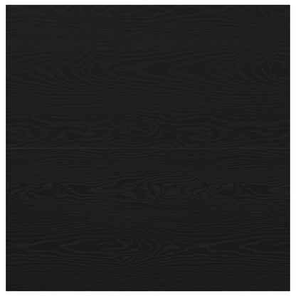 Salontafel met lades 70,5x70x40 cm zwart eikenkleurig
