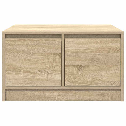 Salontafel met lades 70,5x70x40 cm Sonoma eikenkleurig