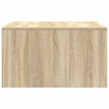 Salontafel met lades 70,5x70x40 cm Sonoma eikenkleurig