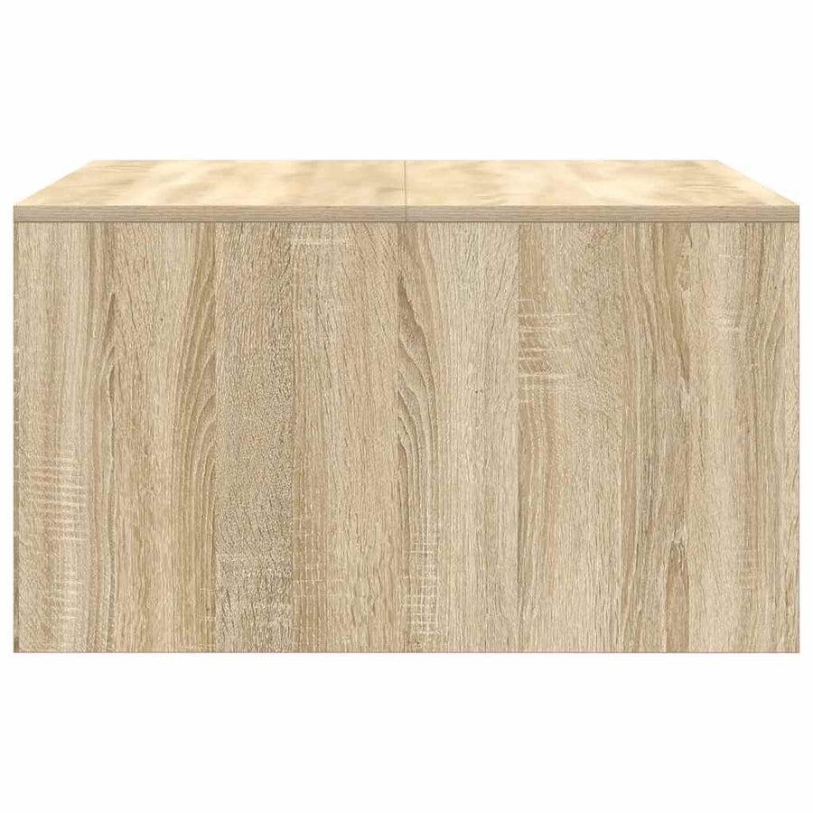 Salontafel met lades 70,5x70x40 cm Sonoma eikenkleurig