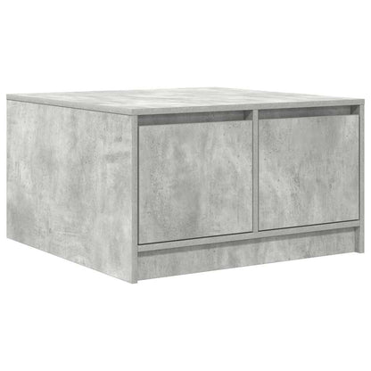 Salontafel met lades 70,5x70x40 cm betongrijs
