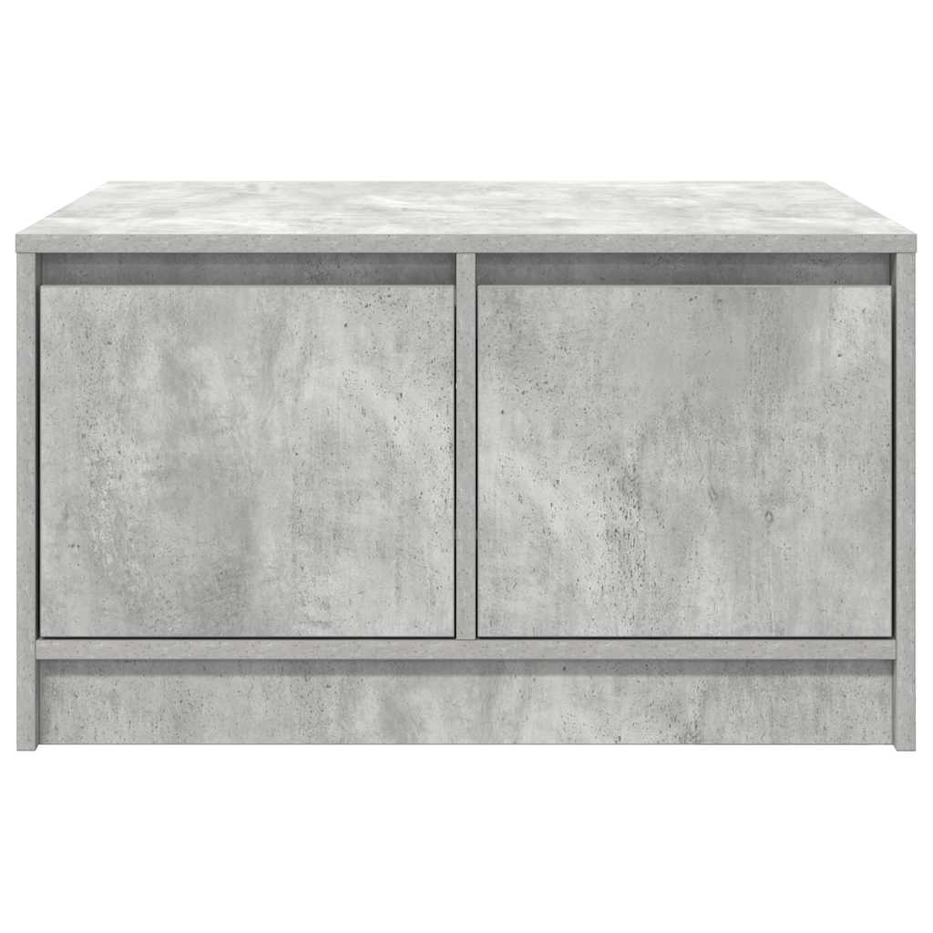 Salontafel met lades 70,5x70x40 cm betongrijs