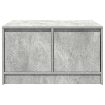 Salontafel met lades 70,5x70x40 cm betongrijs