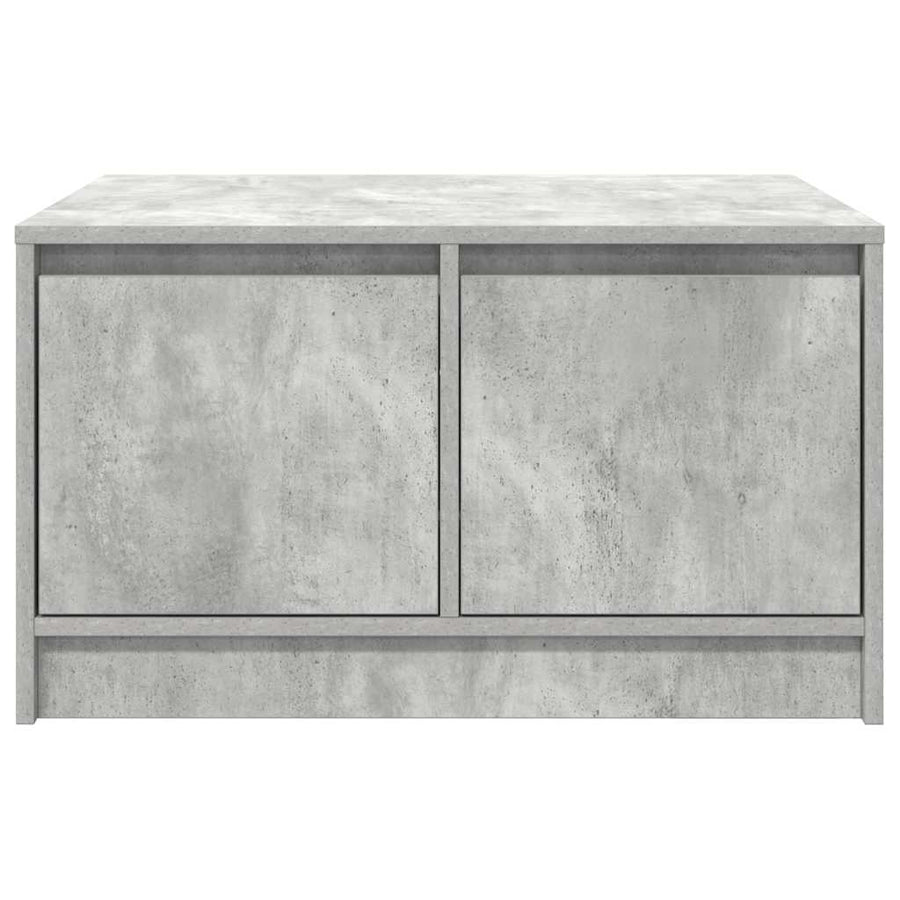 Salontafel met lades 70,5x70x40 cm betongrijs