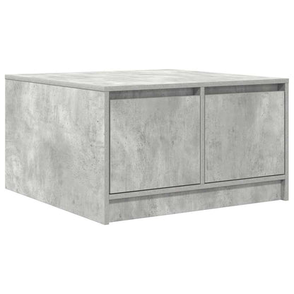 Salontafel met lades 70,5x70x40 cm betongrijs