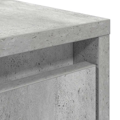 Salontafel met lades 70,5x70x40 cm betongrijs