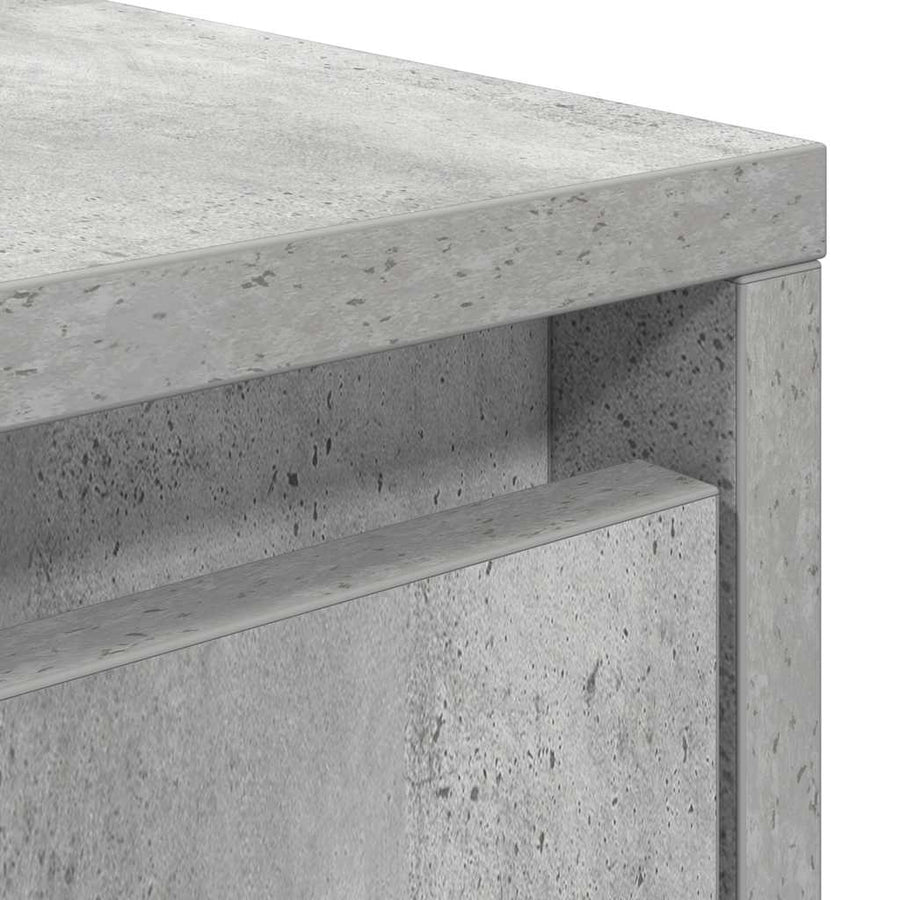 Salontafel met lades 70,5x70x40 cm betongrijs