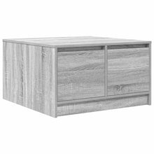 Salontafel met lades 70,5x70x40 cm grijs Sonoma