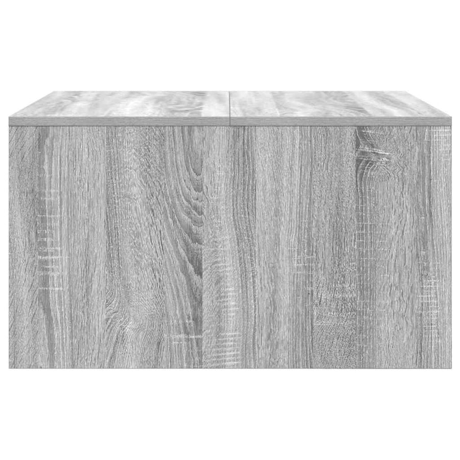 Salontafel met lades 70,5x70x40 cm grijs Sonoma