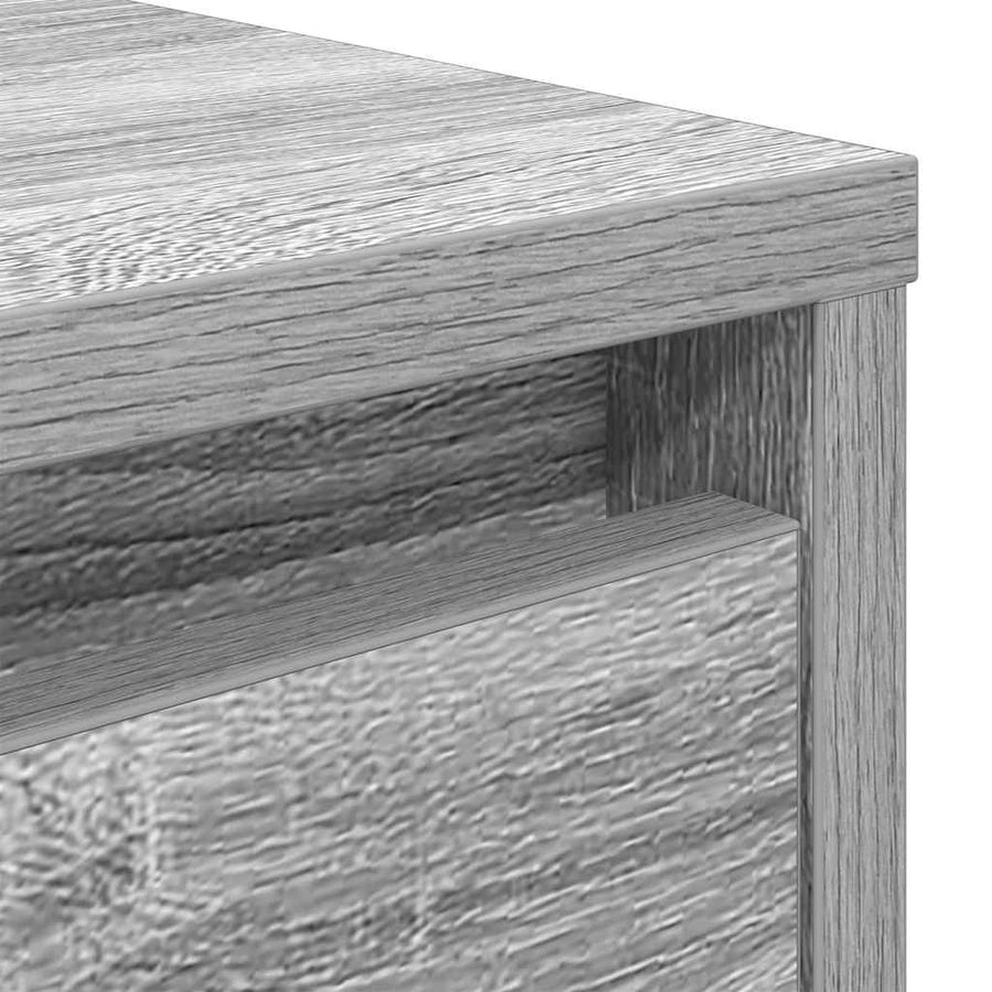 Salontafel met lades 70,5x70x40 cm grijs Sonoma