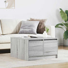 Coffee Table with Drawers 70.5x70x40 cm Grey Sonoma