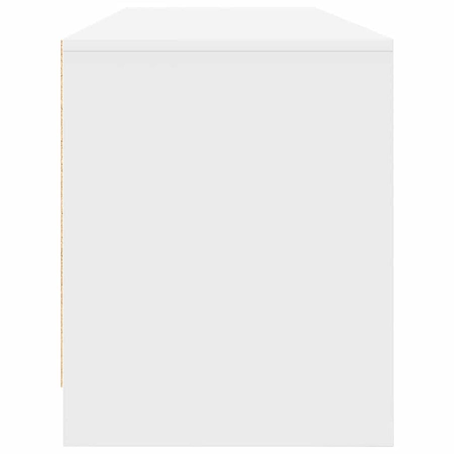 Tv-meubel 188,5x41x50 cm spaanplaat wit