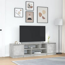 Tv-meubel 188,5x41x50 cm spaanplaat betongrijs