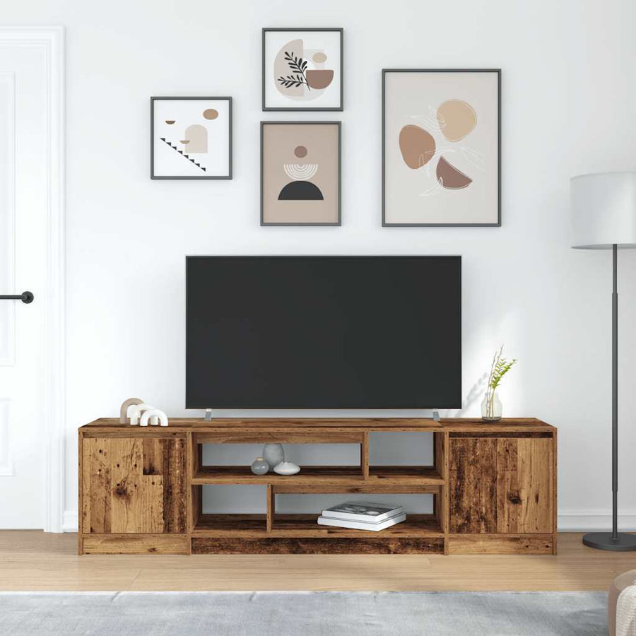 Tv-Meubel 188,5X41X50 Cm Bewerkt Hout 188.5 cm