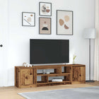 Tv-meubel 188,5x41x50 cm bewerkt hout bruin