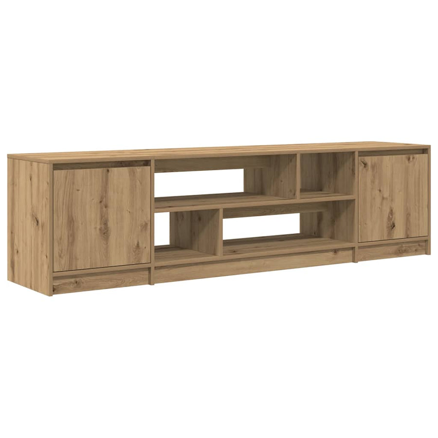 Tv-Meubel 188,5X41X50 Cm Spaanplaat Ambachtelijk Eikenkleurig 188.5 cm