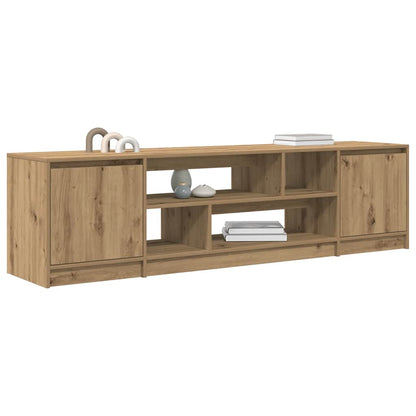 Tv-Meubel 188,5X41X50 Cm Spaanplaat Ambachtelijk Eikenkleurig 188.5 cm