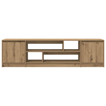 Tv-Meubel 188,5X41X50 Cm Spaanplaat Ambachtelijk Eikenkleurig 188.5 cm