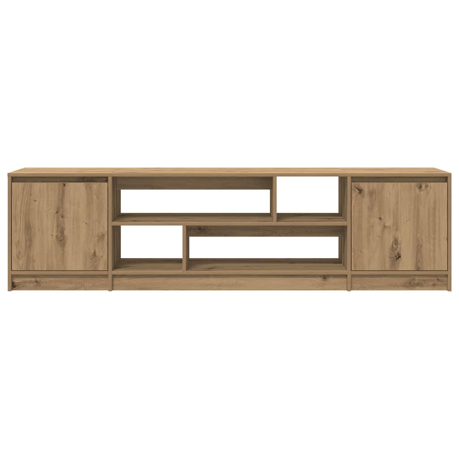 Tv-Meubel 188,5X41X50 Cm Spaanplaat Ambachtelijk Eikenkleurig 188.5 cm