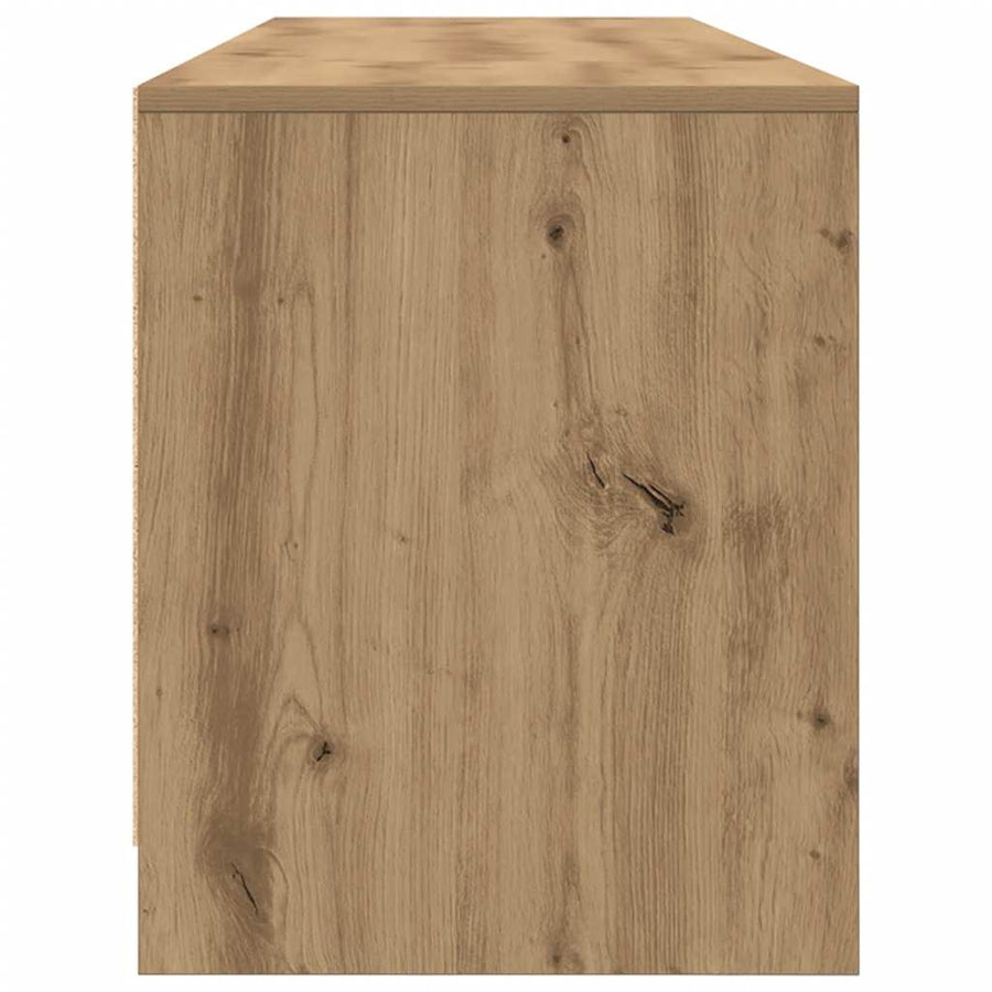 Tv-Meubel 188,5X41X50 Cm Spaanplaat Ambachtelijk Eikenkleurig 188.5 cm