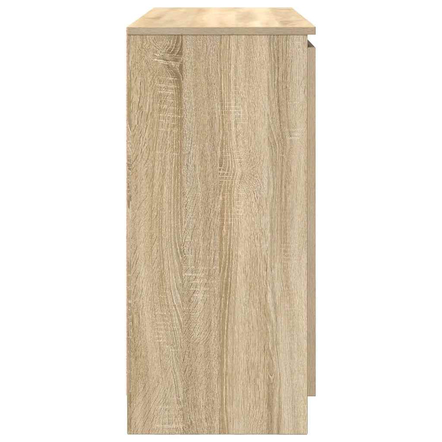 Dressoir met lades 100,5x35x76cm spaanplaat sonoma eikenkleurig