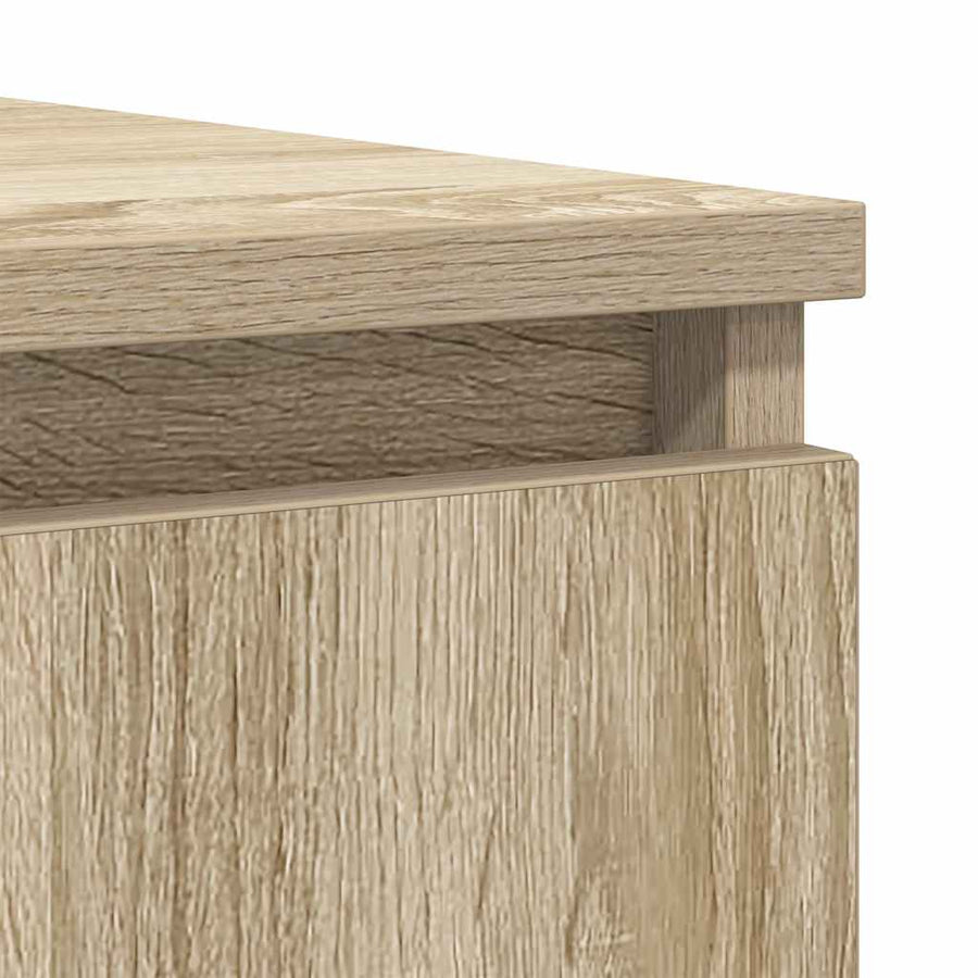 Dressoir met lades 100,5x35x76cm spaanplaat sonoma eikenkleurig