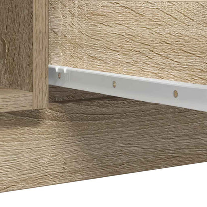 Dressoir met lades 100,5x35x76cm spaanplaat sonoma eikenkleurig
