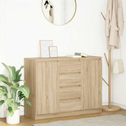 Dressoir 100,5x35x76 cm spaanplaat sonoma eiken