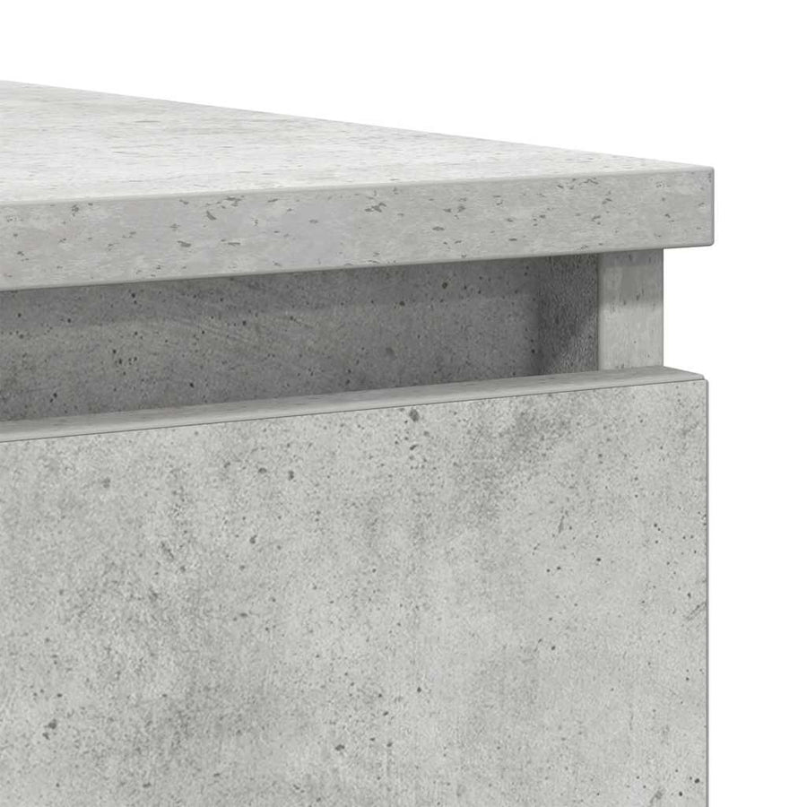 Dressoir met lades 100,5x35x76 cm spaanplaat betongrijs