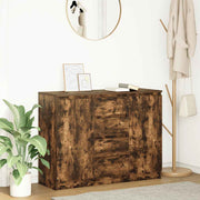 Dressoir 100,5x35x76 cm spaanplaat gerookt eiken