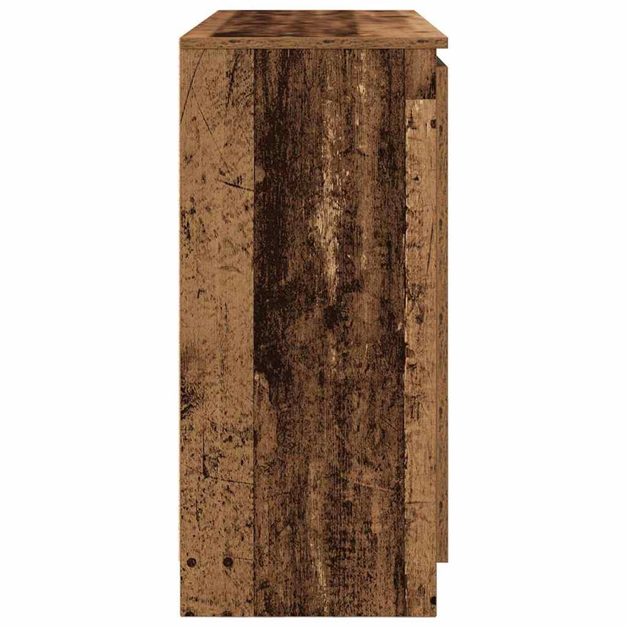 Dressoir met lades 100,5x35x76 cm spaanplaat bewerkt hout