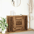 Dressoir 100,5x35x76 cm spaanplaat oud hout