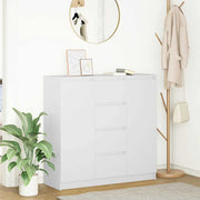 Dressoir 100,5x35x98,5 cm spaanplaat wit