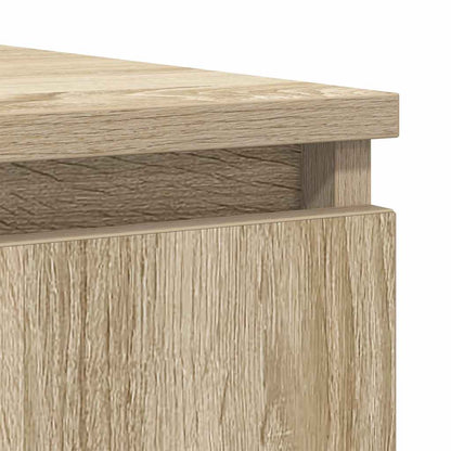 Dressoir met lades 100,5x35x98,5 cm spaanplaat sonoma