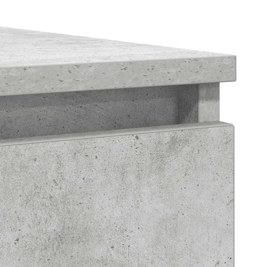 Dressoir met lades 100,5x35x98,5 cm spaanplaat betongrijs