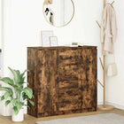 Dresser with drawers 100.5x35x98.5cm particle board smoked oak