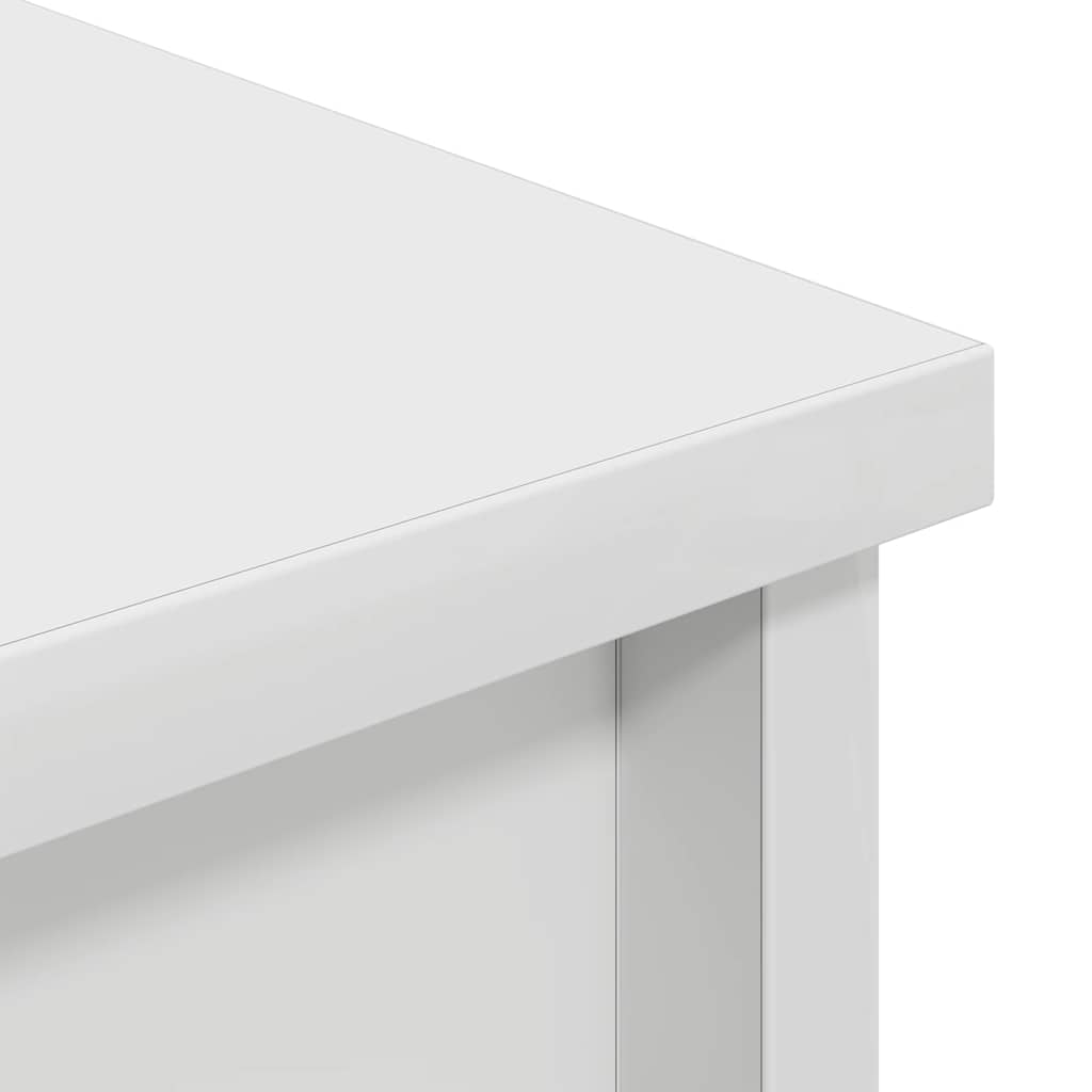 Highboard 50x35x180 cm spaanplaat wit