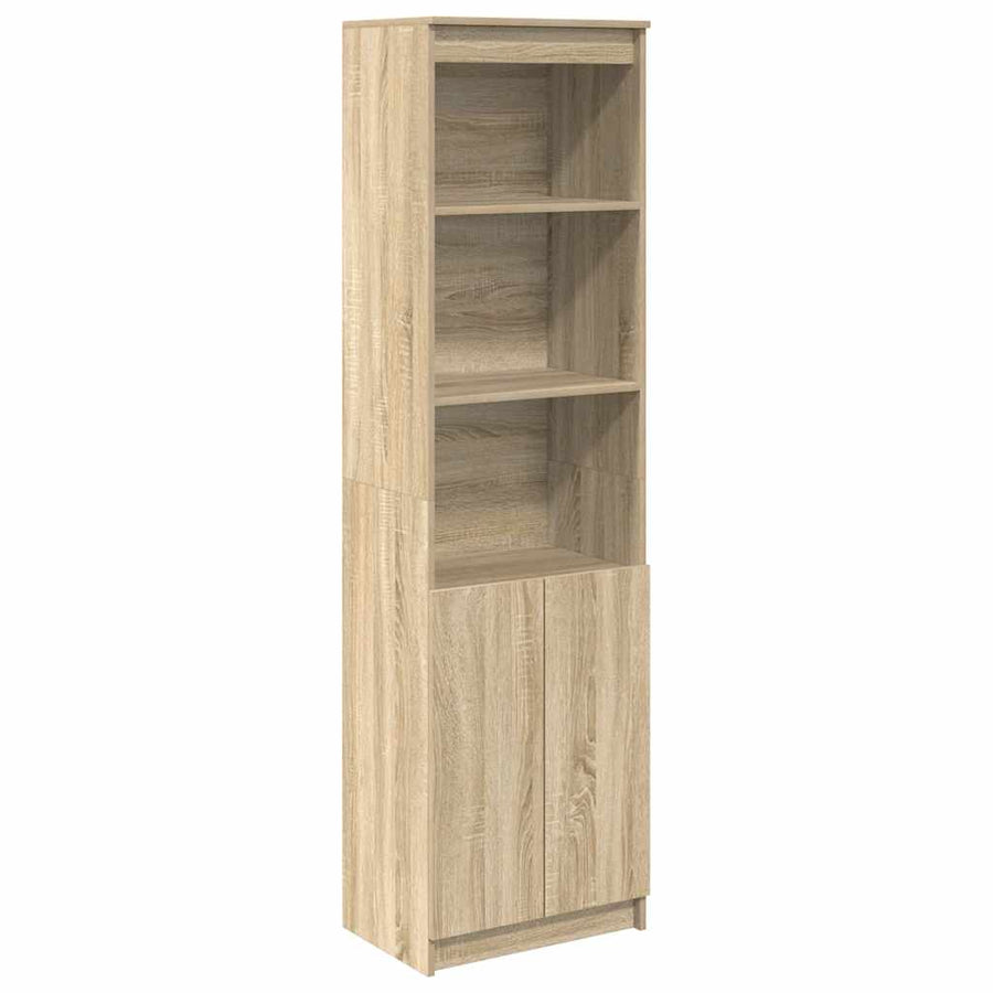 Highboard 50x35x180 cm spaanplaat sonoma eikenkleurig