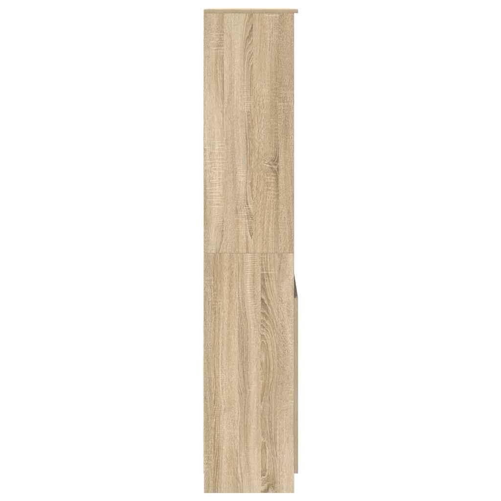 Highboard 50x35x180 cm spaanplaat sonoma eikenkleurig